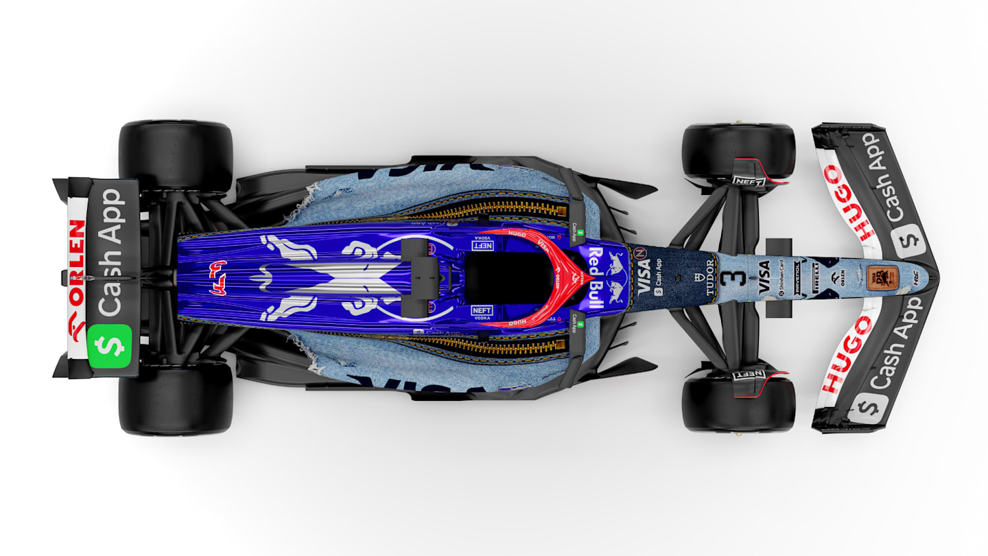 GALLERY RB reveal special deniminspired livery for Singapore Grand